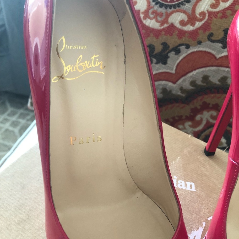 SALE Christian Louboutin Pigalle Plato Pumps 8.5 - Picture 4 of 7